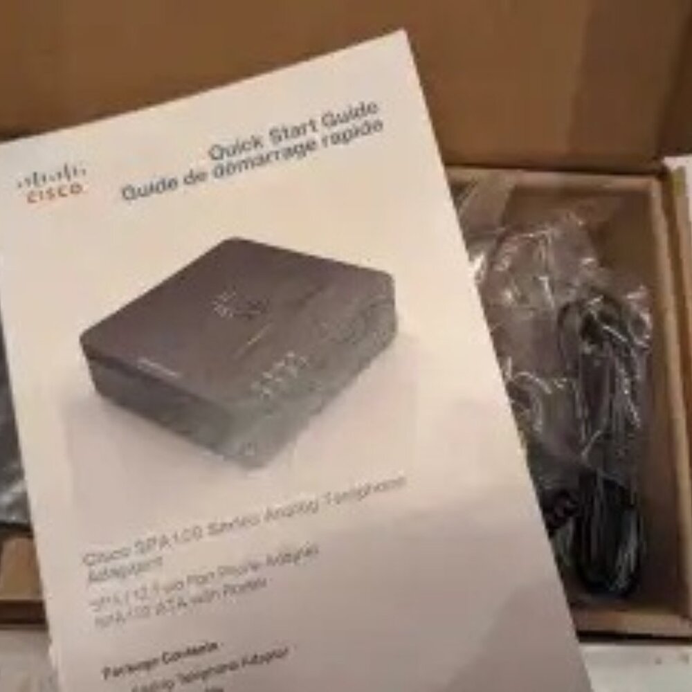 Cisco SPA112 2 Port Analog Phone Adapter